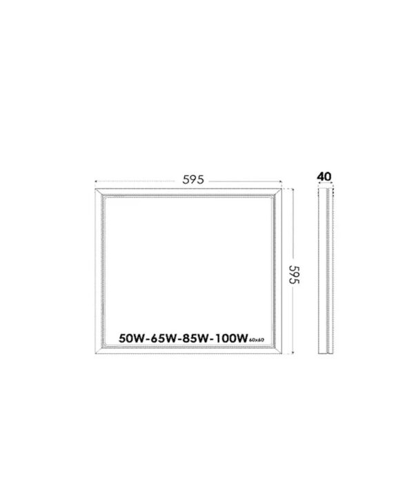پنل روکار مربعی
