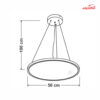 چراغ آویز گرد 40 وات فاین الکتریک مدل FEC-H140