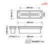 چراغ دفنی مستطیل 9 وات فاین الکتریک مدل FEC-300