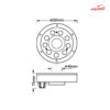 چراغ استخری و فواره 27 وات فاین الکتریک مدل FEC-3008