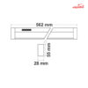 چراغ دیواری ال ای دی 12 وات فاین الکتریک FEC-4058
