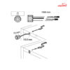 سنسور درب کابینت 60 وات فاین الکتریک FEC-1102