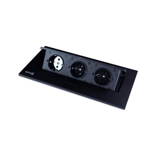 پریز رومیزی سه پریز برق نستک کد KM1SE00X03