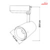 چراغ ریلی 55 وات فاین الکتریک مدل FEC-T6155
