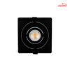 قاب هالوژن سقفی توکار مربع شعاع مدل SH-6301