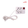 رابط 4 خانه جهان الکتریک مدل کارا با کابل 1.8 متر