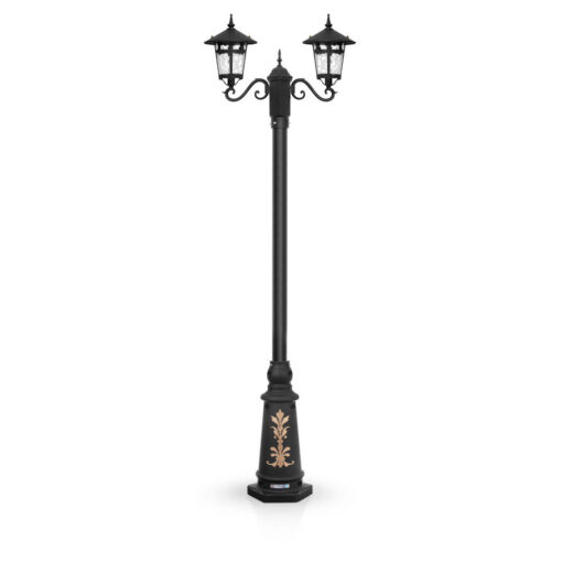 چراغ حیاطی ایستاده شب تاب مدل آبنوس SH-105720310