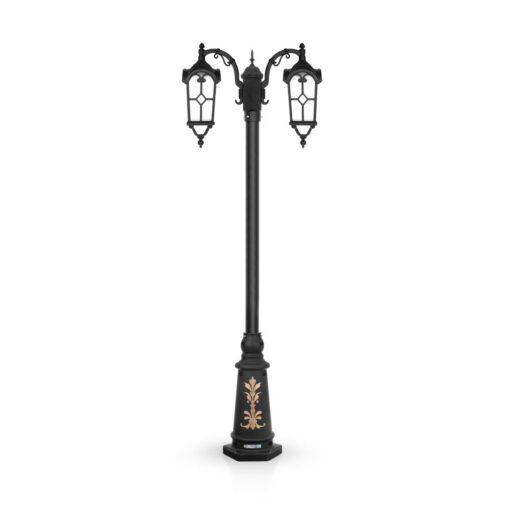 چراغ حیاطی ایستاده شب تاب مدل روشا SH-105620120