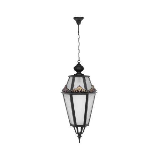 چراغ سقفی آویز حیاطی شب تاب مدل برنارد SH-109002020