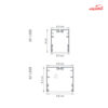 چراغ خطی روکار و آویز لنا افراتاب 33 وات مدل AF-LS09