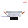 چراغ سقفی گرد توکار 7 وات LED مدل گلاریس پارس شعاع توس