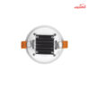 چراغ سقفی گرد توکار 7 وات LED مدل گلاریس پارس شعاع توس