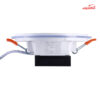 چراغ سقفی گرد توکار 9 وات LED مدل گلاریس پارس شعاع توس