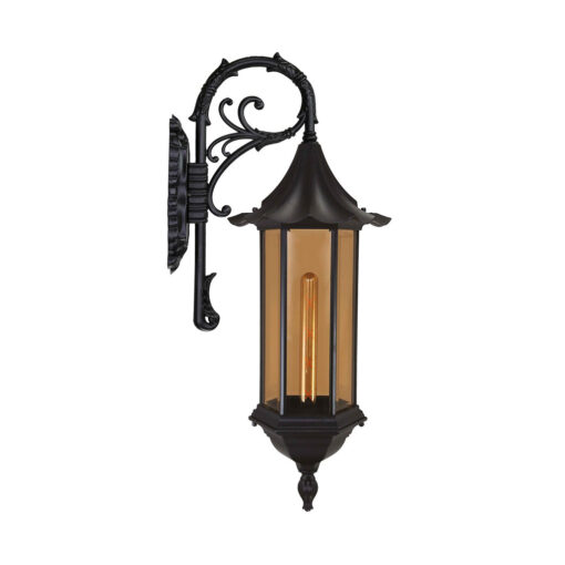 چراغ دیواری حیاطی و پارکی بیتانور مدل شش ضلعی چتری بلند کد chb-5603