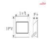 نورافکن ال ای دی 20 وات افراتاب مدل AF-SFL-20W