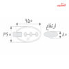 چراغ خیابانی 150 وات افراتاب مدل AF-SLR-150W