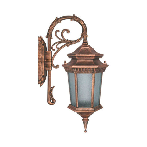 چراغ دیواری حیاطی و پارکی تکشیدفام مدل معبد رابو کد 7303-15