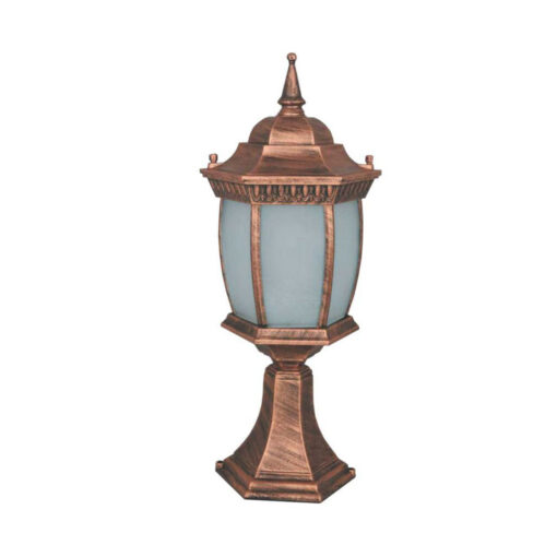 چراغ سردری حیاطی و پارکی تکشیدفام مدل رابو خمره ای کد 7710C