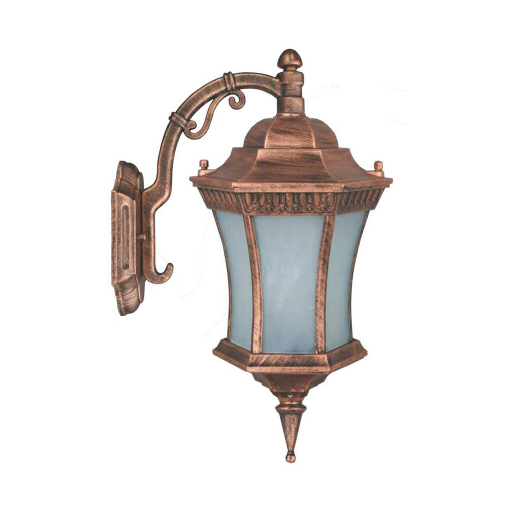 چراغ دیواری حیاطی و پارکی تکشیدفام مدل رابو کمرباریک کد 7801-15