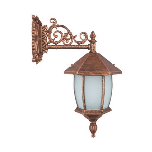 چراغ دیواری حیاطی و پارکی تکشیدفام مدل ویکتوریا خمره ای کد 8105-15