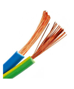 سیم نایلون افشان 100 متری 2×0.75 سفید قدس