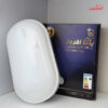 چراغ دیواری بیضی روکار 24 وات ضد بخار یکتا افروز