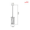چراغ ویلا آویز شعاع مدل SH-1735