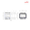 فلوتر الکترونیکی تایمر دار مدل LMB-2M کد 16B1 شیوا امواج