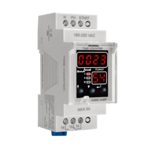 ساعت کار با رله خروجی قابل تنظیم سری N مدل TCJN-5Y کد 14JN7 شیوا امواج