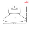 چراغ سوله ای اس ام دی 150 وات آذر طیف مدل البرز کد HS150W