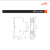 تایمر تاخیر در وصل طرح مینیاتوری برنا الکترونیک مدل DOT/M