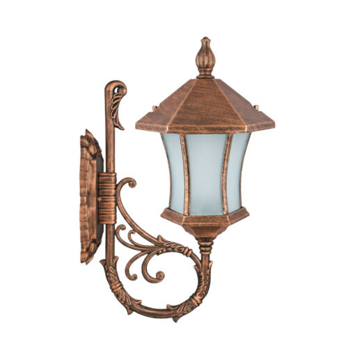 چراغ دیواری پارکی تکشیدفام مدل ویکتوریا کمرباریک کد 8203-16