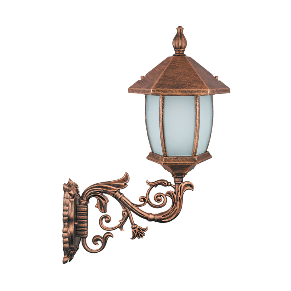 چراغ دیواری پارکی تکشیدفام مدل ویکتوریا خمره ای کد 8104-16