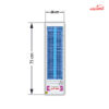 حشره کش برقی جذبی خانگی 1 در 20 وات شهاب گستر مدل FUV1x20W