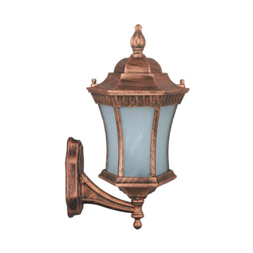 چراغ دیواری پارکی تکشیدفام مدل رابو کمرباریک کد 7806-16
