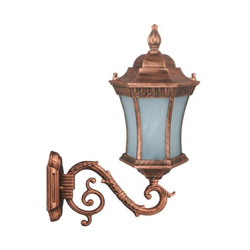 چراغ دیواری پارکی تکشیدفام مدل رابو کمرباریک کد 7802-16