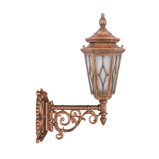 چراغ دیواری پارکی تکشیدفام مدل معبد ویسپر کد 7405-16