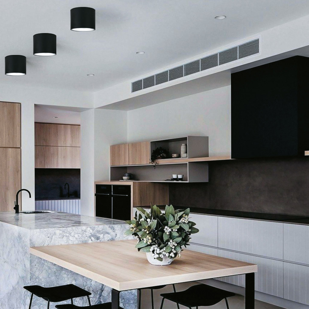 6 چراغ سقفی روکار