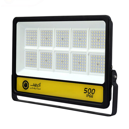 پروژکتور ال ای دی 500 وات لنزدار آذر طیف مدل آلفا کد FL500W