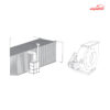 کوره هوای گرم سانتریفیوژ 300 هزار کیلو کالری نیرو تهویه البرز مدل KHG-300