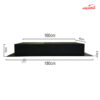 شومینه برقی LCD بیستون مدل H180