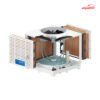 کولر پلیمری سلولزی 15000 بالازن نیرو تهویه البرز مدل NTA-C3-150U-F