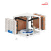 کولر پلیمری سلولزی 15000 پایین‌زن نیرو تهویه البرز مدل NTA-C3-150D-F