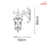 چراغ دیواری حیاطی شب تاب مدل آروین کد SH-106791020