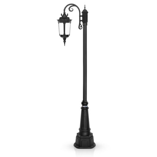 چراغ حیاطی ایستاده تک شاخه شب تاب مدل پاسارگاد کد SH-106611220