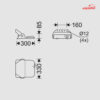 چراغ خیابانی 100 وات مازی نور مدل اپتیلوکس S