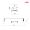 پروژکتور صنعتی 110 وات شعاع مدل SH-4731M-110W