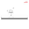 پروژکتور صنعتی آویز 220 وات شعاع مدل SH-4731-220W