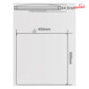 پنل سقفى روکار 50 وات مربع شعاع مدل SH-1075-50W