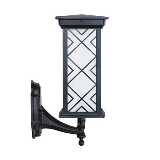 چراغ دیواری حیاطی و پارکی بیتانور مدل درتا بلند طرح دار کد 480622BT